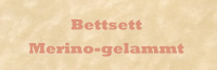 Merino-gelammt Bettset