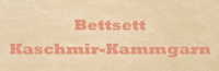 Kaschmir-Kammgarn Bettset