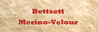 Bettset Merino Velour