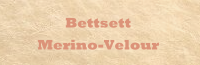Merino-Velour Bettset